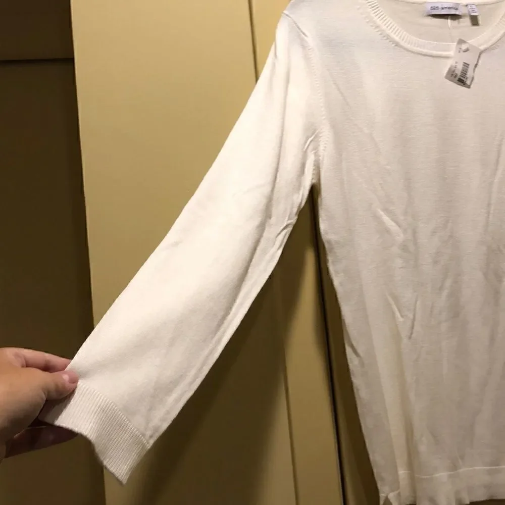 NWT 525 American Ivory Sweater, Size Large